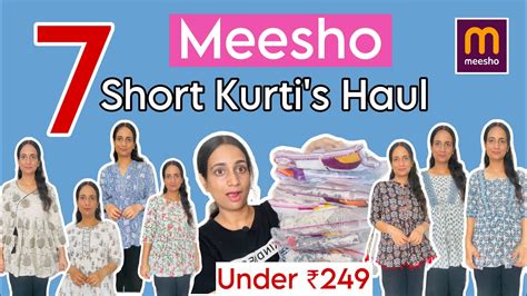 Huge Meesho Short Kurti Haul Everything Under Rs Meesho