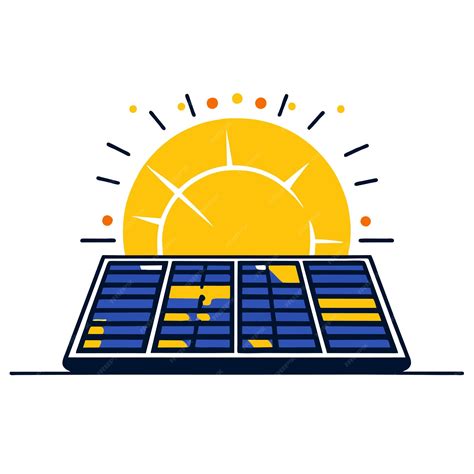 Premium Vector Solar Panel Vector Illustration