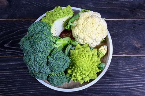 Romanesco Broccoli Close Up The Fractal Vegetable Is Known For It`s