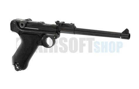 We P08 8 Inch Full Metal Gbb Airsoftshop Europe