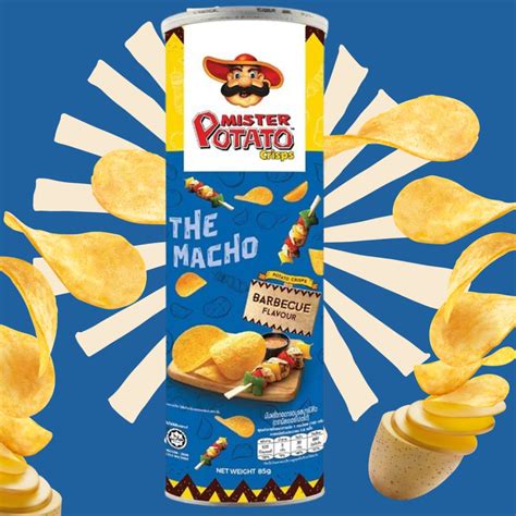 Batata Mister Potato Chips Barbecue Importada 100g Sabor Churrasco Shopee Brasil