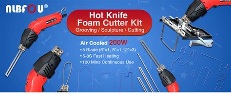 Amazon NLBFOU Hot Knife Cutting Tool Kit For Grooving Sculpture Cutting Air Cooled W