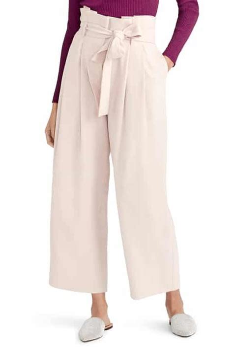 Womens Paperbag Waist Pants And Leggings Nordstrom Cropped Pants