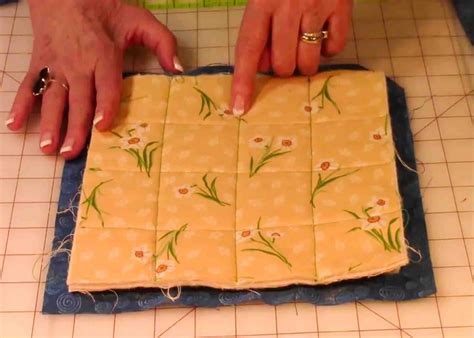 Easy No Binding Potholder Tutorial