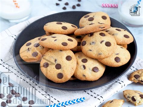 Galletas Con Pepitas De Chocolate · El Cocinero Casero Postres