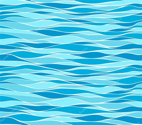 Seamless Marine Wave Patterns Stock Vector Orhideia 9626891