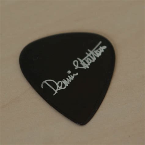 Dennis Stratton - Guitar Pick - Iron Maiden Collector