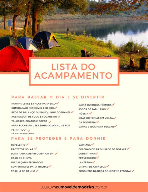 Seis Segredos Para Um Bom Acampamento