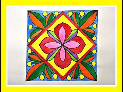 Vẽ Tranh Trang Trí Hình Vuông Đẹp, Độc Đáo, Mới Lạ Nhất 