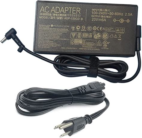 20 V 6 A 120 W 4 5 X 3 0 Mm ADP 120VH B Adaptador De CA Para Asus