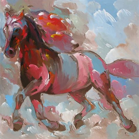 pin  anita ostapek  horse painting abstract horse painting