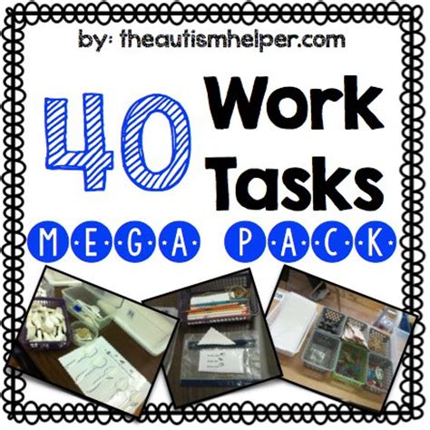 Work Box Task Ideas The Autism Helper