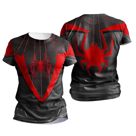 Camiseta Homem Aranha Miles Morales Aranhaverso Logo Blusa Elo7