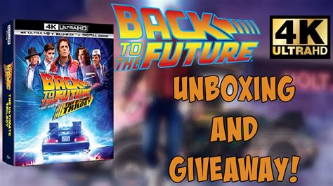 Back To The Future The Ultimate Trilogy 4K Ultra HD Blu Ray Unboxing