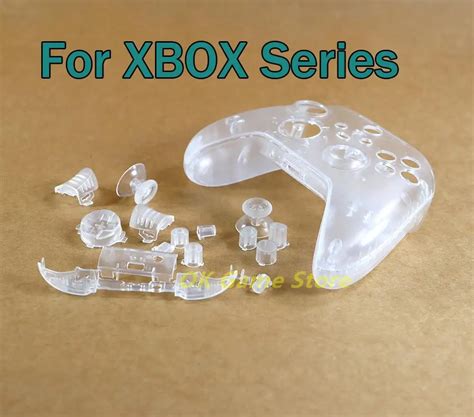 1set Clear Shell Case Replacement For Xbox Series X S Controller