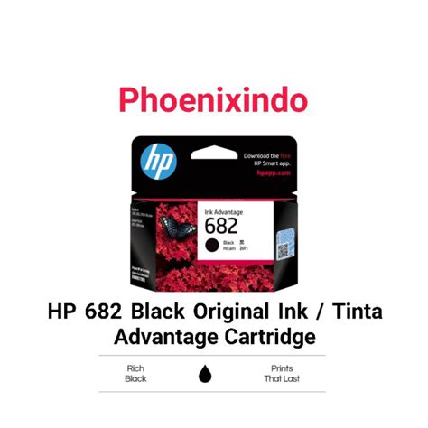 Jual Tinta Hp 682 Black Hp682 Hp682b 682b Original Ink Advantage Cartridge Shopee Indonesia