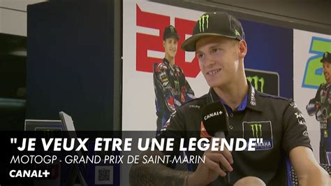 Interview Exclusive De Fabio Quartararo Grand Prix De Saint Marin