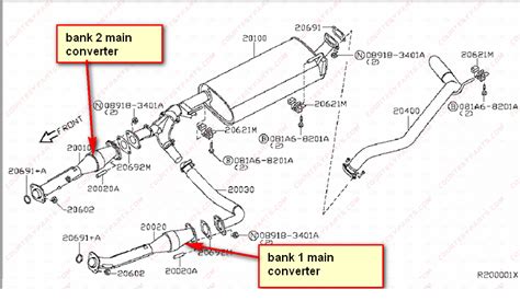 Nissan Diagrams Pathfinder 2006 Muffler Nissan Pathfinder Ex