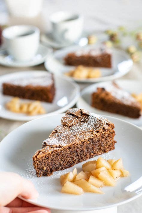 Saftiger Nusskuchen Mandelkuchen Ohne Mehl Baking Barbarine