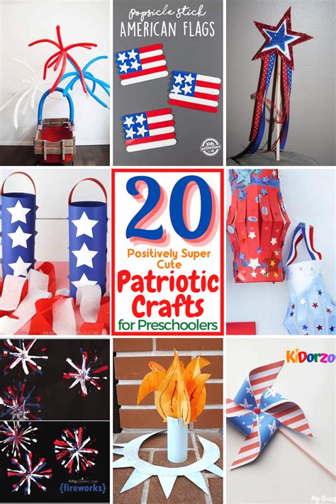 20 Positively Super Cute Patriotic Crafts For Preschoolers