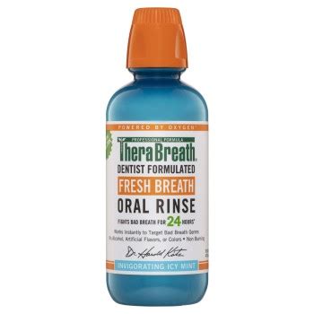 Therabreath Fresh Breath Oral Rinse Icy Mint Ml Dds