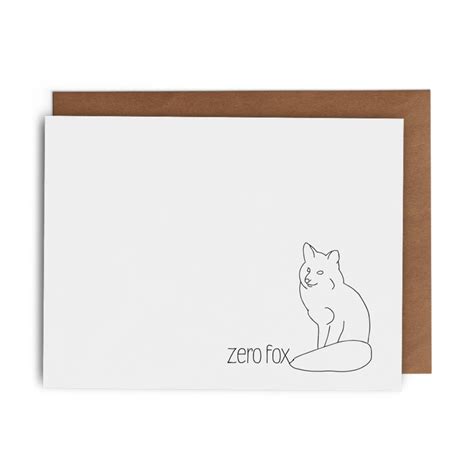 Zero Fox Card Woven By Shaolin