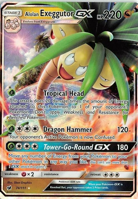 Exeggutor GX Crimson Invasion 74 111 Value 0 99 28 00 MAVIN