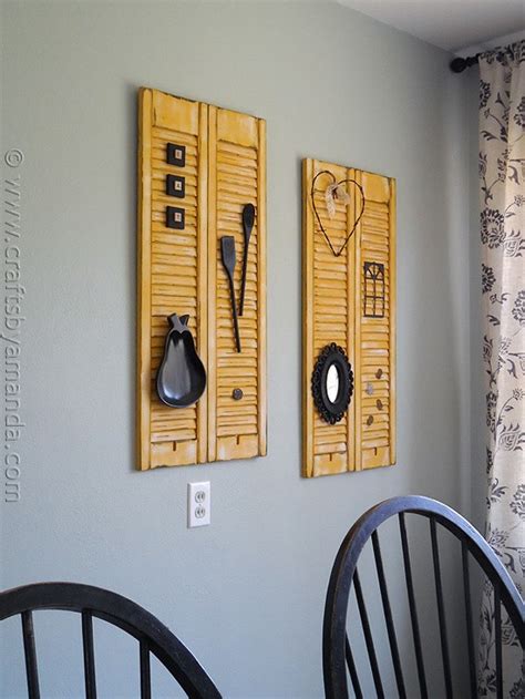 Makeover Distressed Shutters Crafts By Amanda