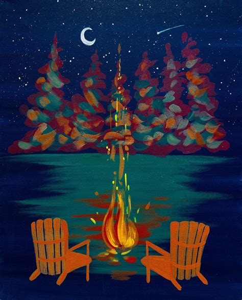 Twilight Embers Painting Class Muse Gaithersburg