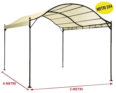 Amazon Gazebo In Acciaio X Mt Da Esterno Giardino Per Copertura Auto