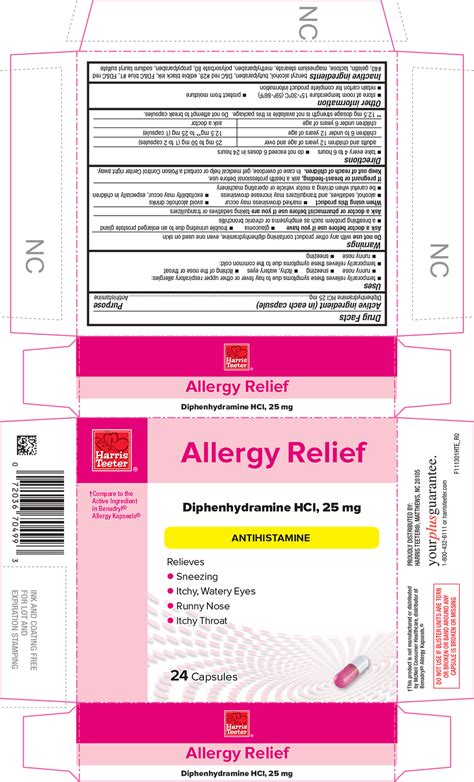 NDC 72036 113 Allergy Relief Capsule Oral