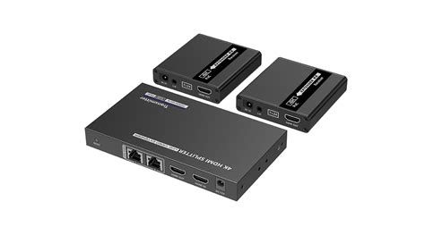 LKV722P 1x2 HDMI Splitter With Extender POC 4K 30Hz LENKENG