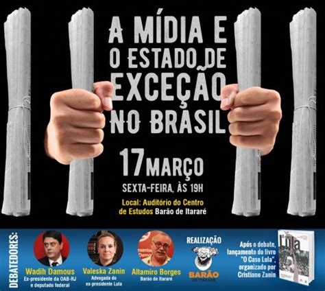 Altamiro Borges A M Dia E O Estado De Exce O No Brasil