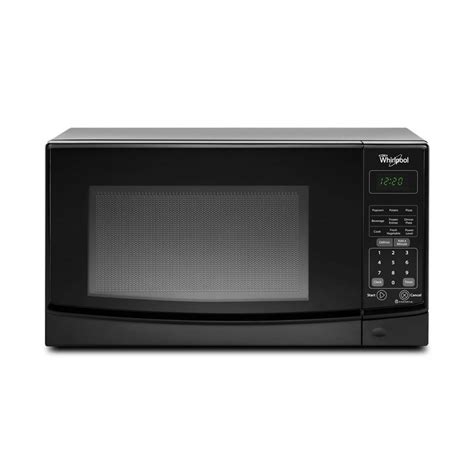 Shop Whirlpool 07 Cu Ft 700 Watt Countertop Microwave Black At