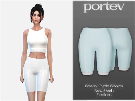 Seam Cycle Shorts Shorts Clothes Mod Download