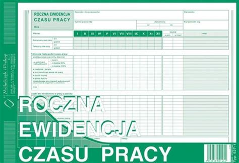 Michalczyk Prokop Roczna Ewidencja Czasu Pracy A Ceny I