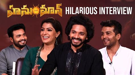 Hanuman Movie Team Hilarious Interview With Getup Srinu Teja Sajja