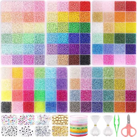 Funtopia Pcs Colors Mm Beads Small Glass Seed Beads For