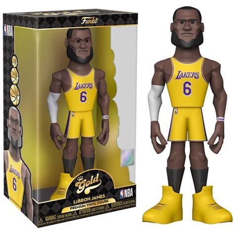 Funko Premium Vinyl Figure Gold Lebron James Lakers Nba Funko