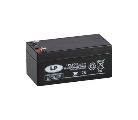 VRLA LP Accu 12 Volt 3 2 Ah LP12 3 2 Accu Service Holland