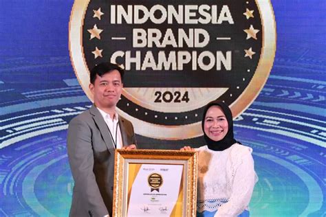 Kembali Raih Indonesia Brand Champion Bukti Produk Dan Layanan