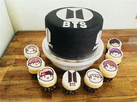 Bts Cake And Cupcakes Pasteles De Cumpleanos Fiestas Tortas Pastel De