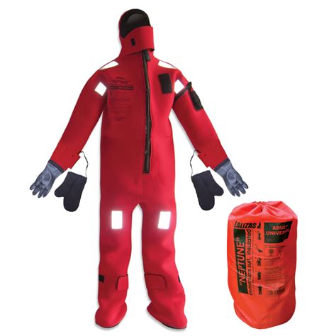 Traje De Supervivencia NEPTUNE SOLAS Guantes Caucho Tienda Del Mar