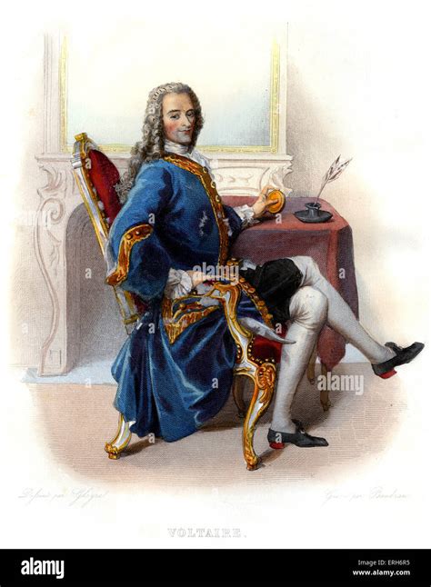 François Marie Arouet Known By The Pen Name Voltaire French