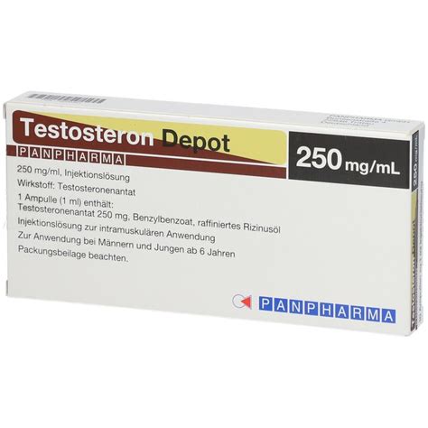 Testosteron Depot Panpharma Mg Ml Inj L X Ml Mit Dem E