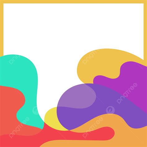 Abstract Colorful Twibbon Background Style Vector Abstract Twibbon