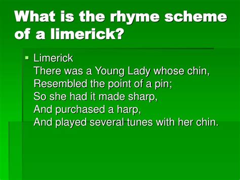 Ppt Limericks Powerpoint Presentation Free Download Id3288024