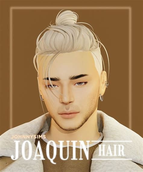 Joaquin Hair Johnnysims In 2024 Sims 4 Hair Male Sims Hair Joaquin