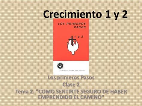 Crecimiento 1 Y 2 Los Primeros Pasos Clase 2 Tema 2 Como Sentirte Seguro De Haber Emprendido