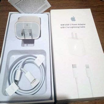 Cable Cargador Original De Apple Logo Iphone Lightning W Adaptador De